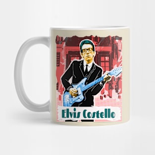 Elvis Costello - Classic Music Fan Art Mug